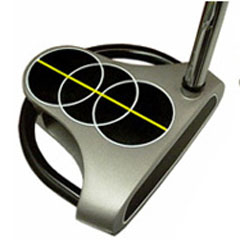 ビックアップルゴルフ  ブルーベル パター モデル#7B 中尺リング付マレットタイプ