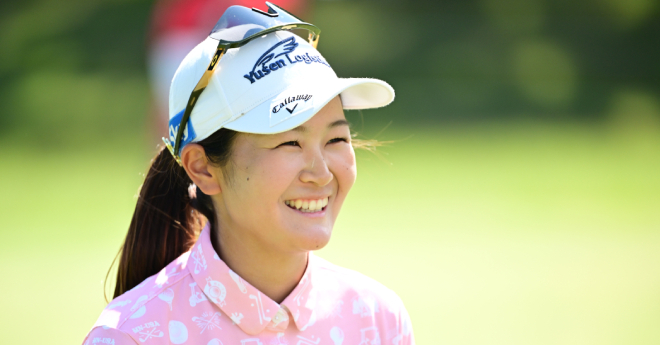 神谷そらが単独首位　2打差に河本結、政田夢乃ら