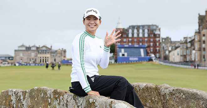 19年覇者の渋野日向子はイン・ルオニンらと同組　AIG女子オープン