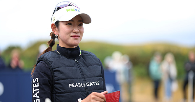 原英莉花が3位浮上　山下美夢有、岩井明愛も好位置で最終日へ