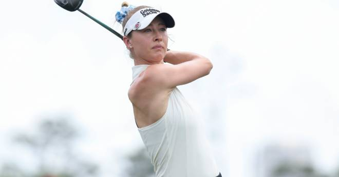 吉田優利が3打差4位、前回Vの西郷真央は59位　初日首位はネリー・コルダ