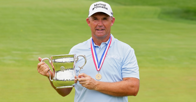 P.ハリントンが全米シニアオープン連覇　岩本高志は51位