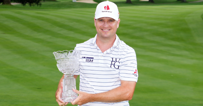 ザック・ジョンソン、5打差つけシニアメジャー初優勝