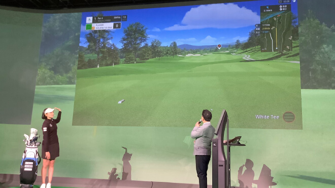 GOLFZONシミュレーションゴルフ機器史上で最高峰スペック「TWOVISION NX」発売