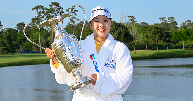 西郷真央がメジャー連覇へ　古江彩佳、山下美夢有、佐久間朱莉ら日本勢15人出場
