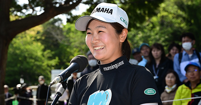 ルーキー神谷そらがツアー初V　岩井千怜、安田祐香は1打及ばず2位