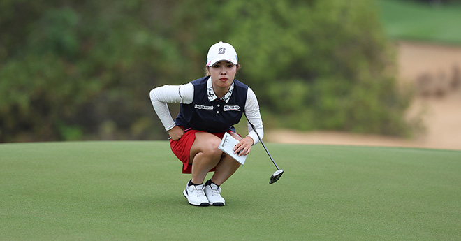 古江彩佳が初日トップ　今季初戦の馬場咲希は75位