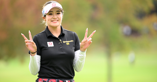 桑木志帆が単独トップ浮上　2打差2位に佐久間朱莉、堀琴音ら