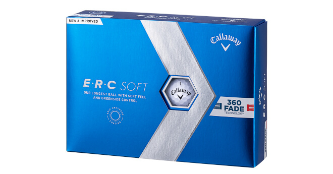 キャロウェイ、回転がよく見える「E・R・C SOFT 360 FADE」ボールを6月発売