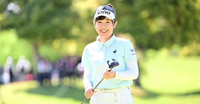 菅沼菜々が今季初Vへ首位浮上　平塚新夢、天本ハルカが2打差を追う