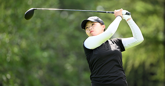 髙久みなみ、金田久美子、小林光希が暫定首位　第2Rは日没順延