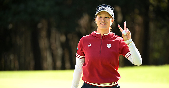 中村心、小林光希が首位　桑木志帆5位、パク・ヒョンギョンは9位