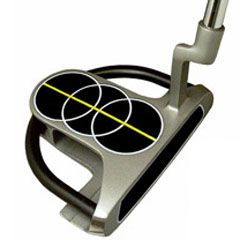 ビックアップルゴルフ  ブルーベル パター モデル#6 リング付ブレードタイプ