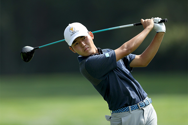 松山に続け！　丸山奨王が2位タイ発進／アジアアマ選手権