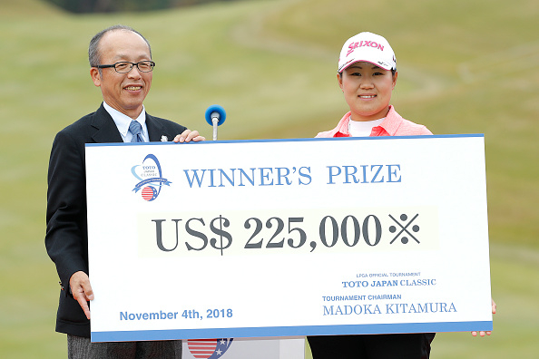 畑岡奈紗は優勝賞金22万5000ドルを獲得　アン・ソンジュが賞金ランク1位